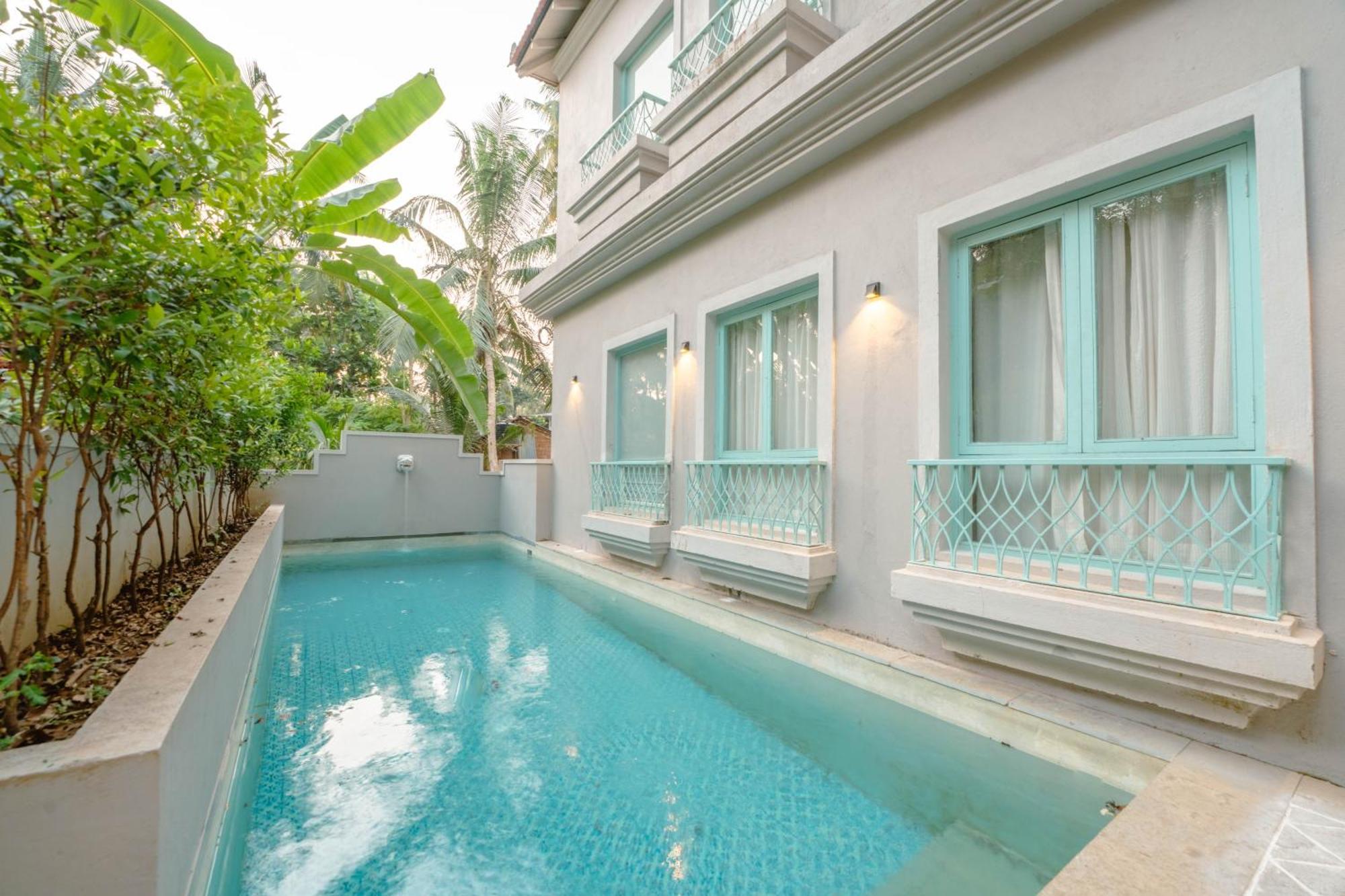 Barcelona Villas At Love Story Siolim- 3Bhk Private Pool Villas Ngoại thất bức ảnh